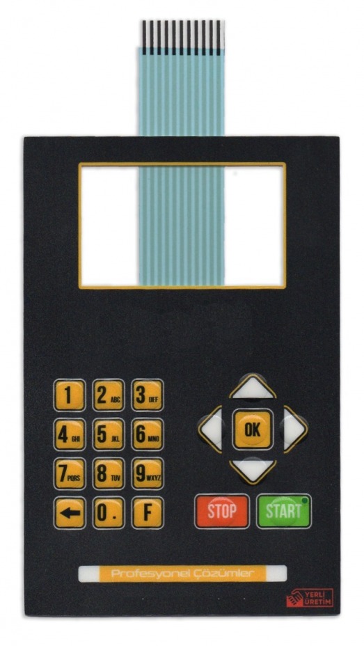 Kabartmalı membrane switch ürün görseli