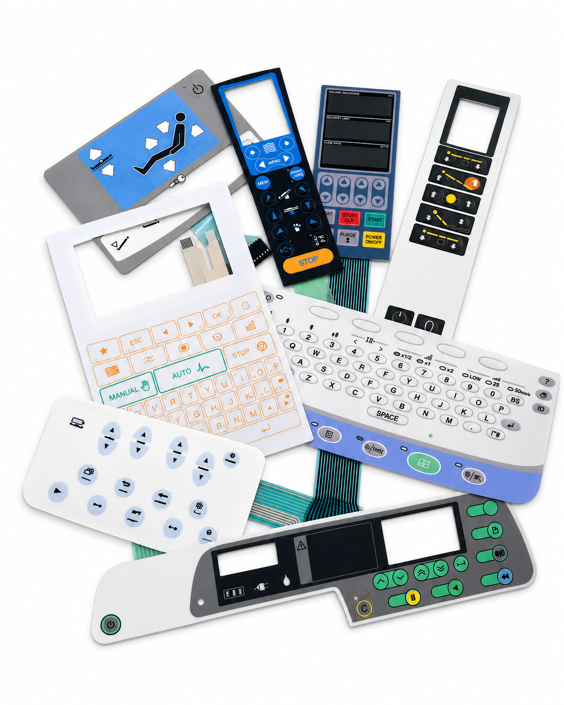 Membrane switch ve kontrol paneli ürünleri